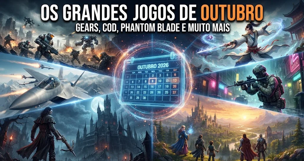 Outubro chega pesado: veja os principais lançamentos de jogos do mês
